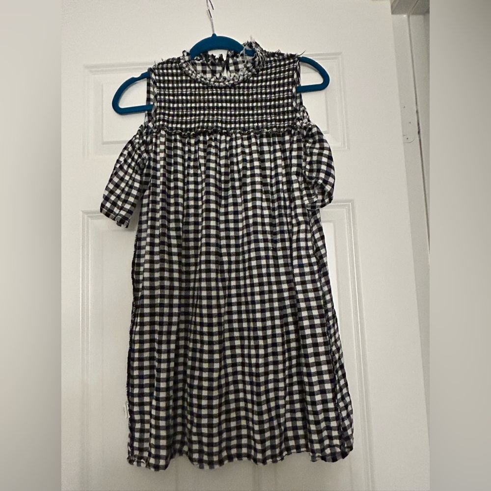 Primark Black and White Gingham Dress